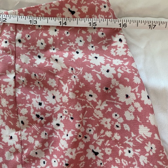 Modcloth Pink Floral Skirt - Picture 5 of 9